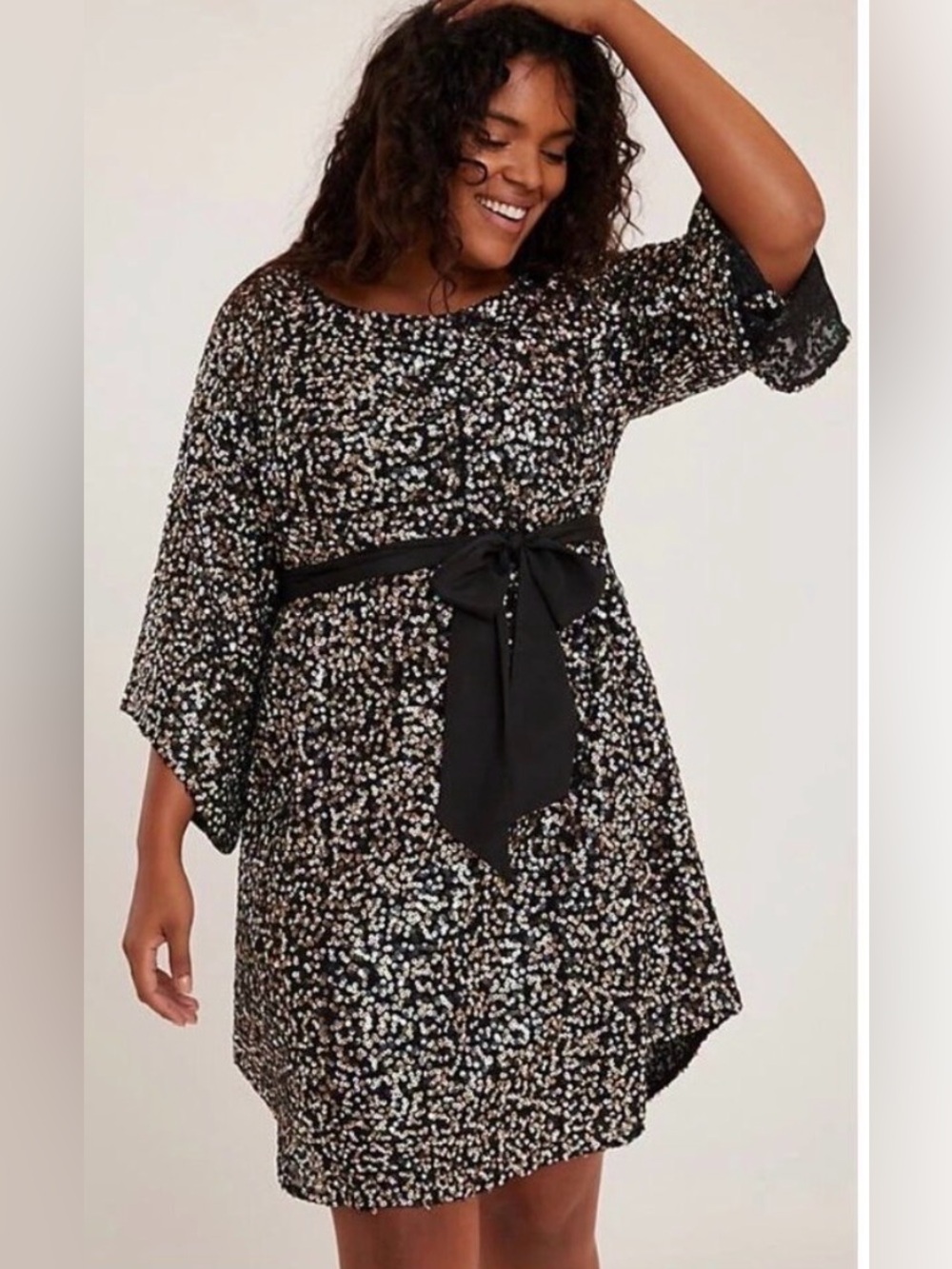 Anthropologie Starling
Sequined Tunic Dress Size XL